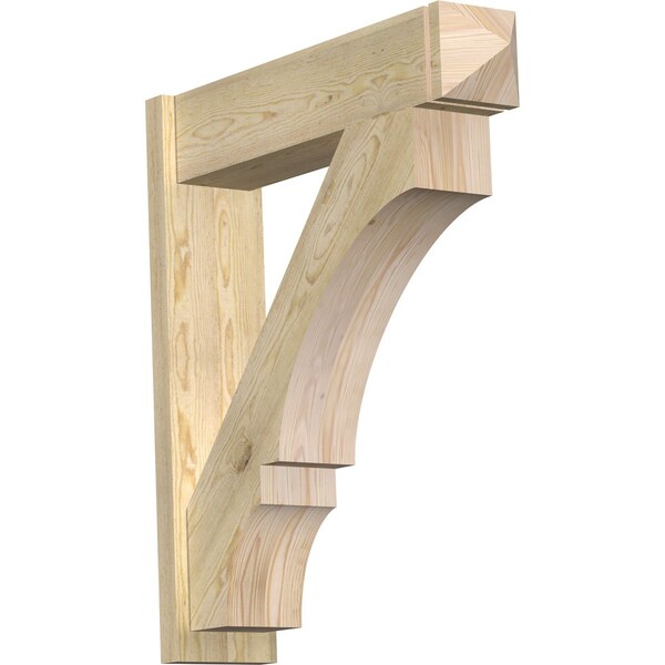 Ekena Millwork Balboa Arts & Crafts Rough Sawn Outlooker, Douglas Fir, 8"W x 34"D x 38"H OUT08X34X38BOA03RDF - main
